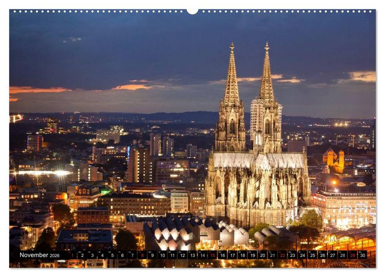Produktbild: Gottesh&auml;user und Kathedralen (hochwertiger Premium Wandkalender 2026 DIN A2 quer), Kunstdruck in Hochglanz