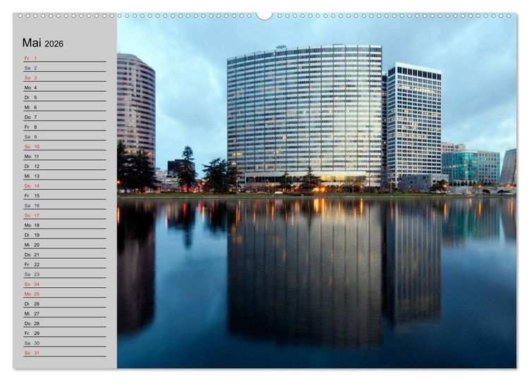Produktbild: Kalifornien. Die goldene Westk&uuml;ste (Wandkalender 2026 DIN A2 quer), CALVENDO Monatskalender