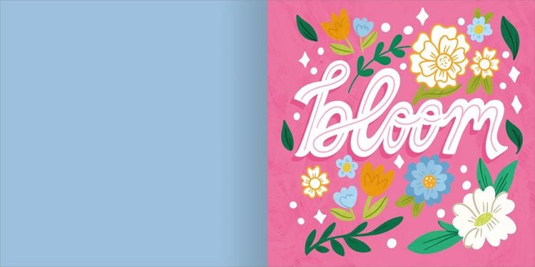 Produktbild: I Love to Bloom &ndash; Diamantsticker