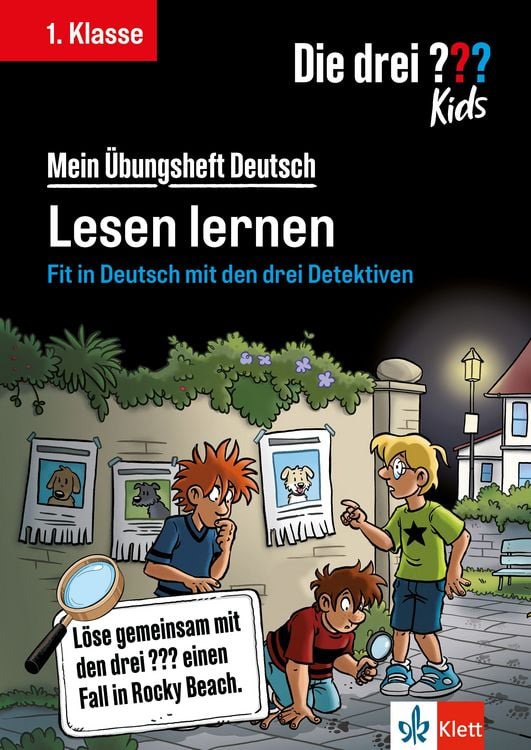 Produktbild: Die drei ??? Kids: Mein &Uuml;bungsheft Deutsch 1. Klasse - Lesen lernen
