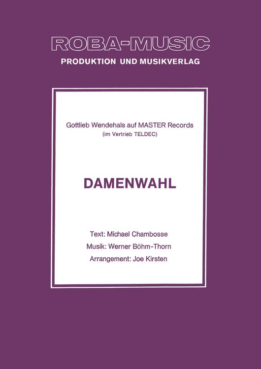 Produktbild: Damenwahl
