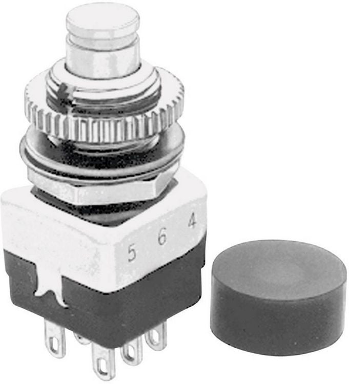 Produktbild: APEM 104450003 104450003 Drucktaster 220 V/AC 2A 2 x Ein/(Aus) tastend 1St.