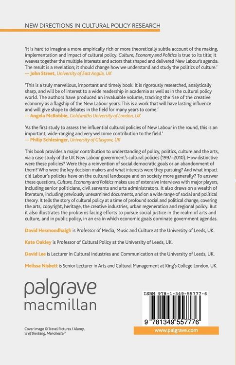 Produktbild: Culture, Economy and Politics