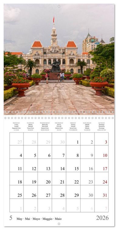 Produktbild: Colours of Vietnam (Wall Calendar 2026 12 &times; 12 Inch) CALVENDO 12 Month Wall Calendar