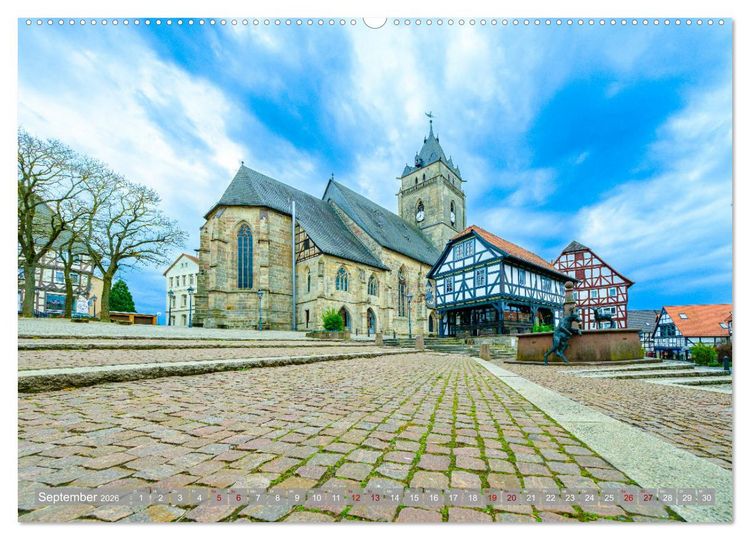 Produktbild: Ein Blick auf Wolfhagen (hochwertiger Premium Wandkalender 2026 DIN A2 quer), Kunstdruck in Hochglanz