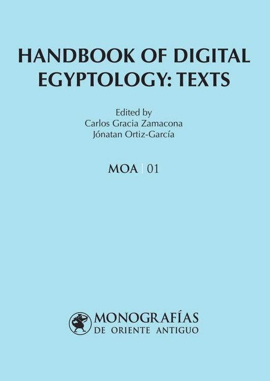 Produktbild: Handbook of digital egyptology : texts