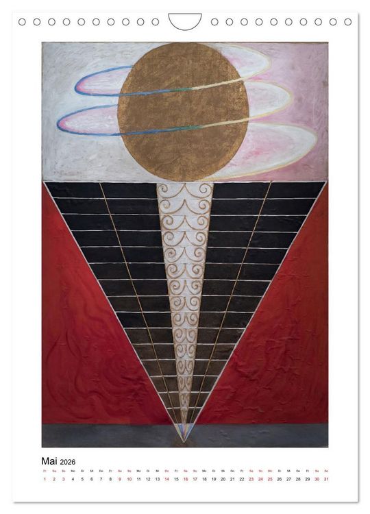 Produktbild: Hilma af Klint - Ein Jahr voller mystischer Kunst (Wandkalender 2026 DIN A4 hoch), CALVENDO Monatskalender