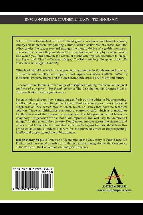 Produktbild: The Museum of Bioprospecting, Intellectual Property, and the Public Domain