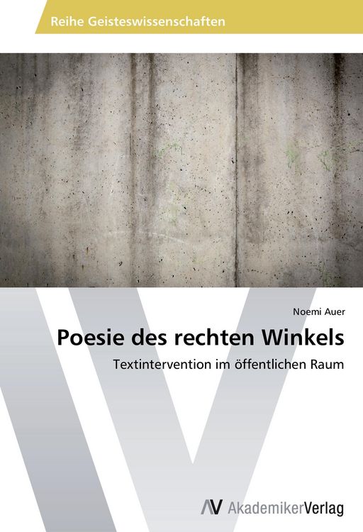 Produktbild: Poesie des rechten Winkels