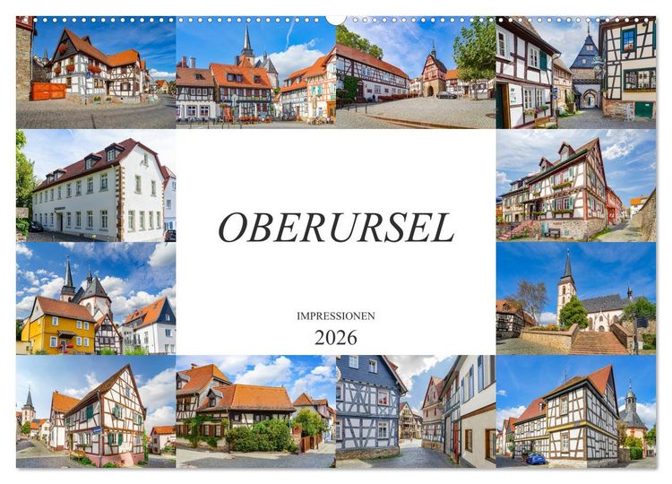 Produktbild: Oberursel Impressionen (Wandkalender 2026 DIN A2 quer), CALVENDO Monatskalender