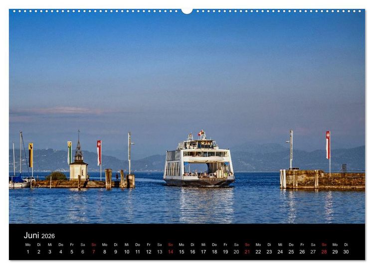 Produktbild: Von Schaffhausen zum S&auml;ntis (Wandkalender 2026 DIN A2 quer), CALVENDO Monatskalender