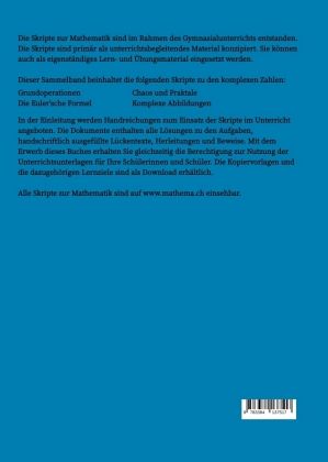 Produktbild: Skripte zur Mathematik - Komplexe Zahlen
