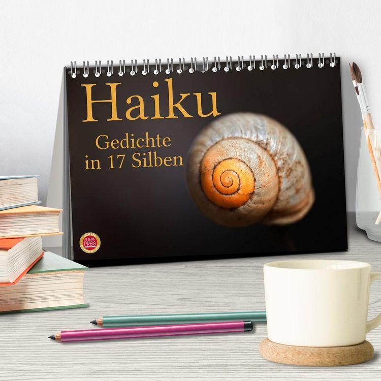 Produktbild: Haiku - Gedichte in 17 Silben (Tischkalender 2026 DIN A5 quer), CALVENDO Monatskalender