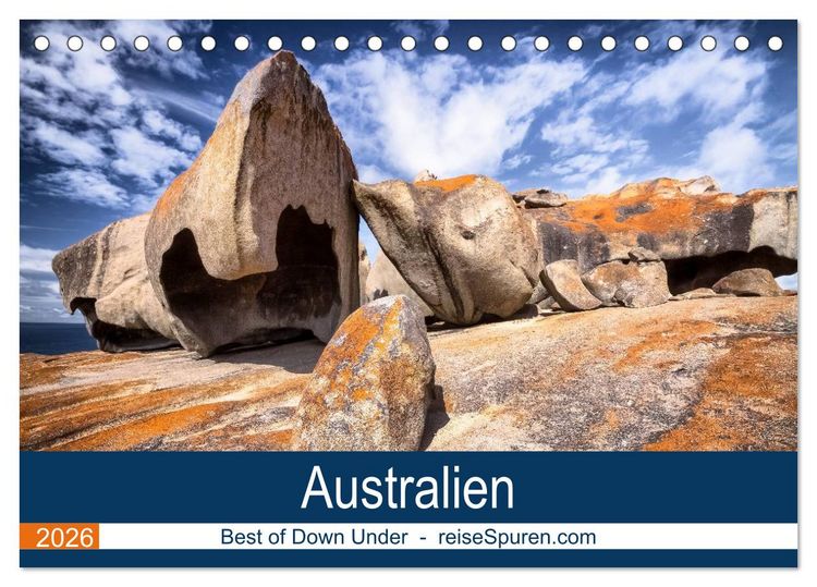 Produktbild: Australien 2026 Best of Down Under (Tischkalender 2026 DIN A5 quer), CALVENDO Monatskalender