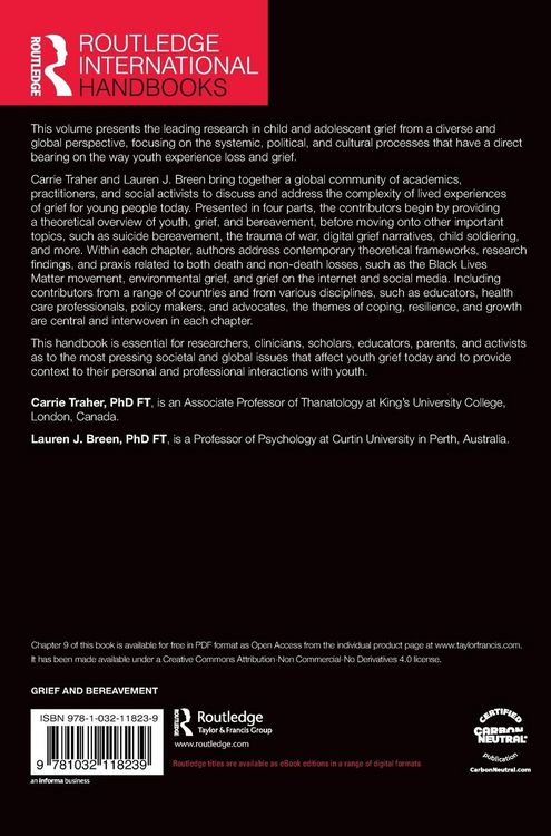 Produktbild: The Routledge International Handbook of Child and Adolescent Grief in Contemporary Contexts
