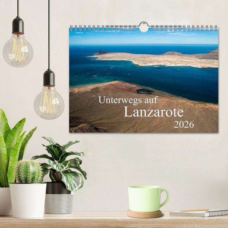 Produktbild: Unterwegs auf Lanzarote (Wandkalender 2026 DIN A4 quer), CALVENDO Monatskalender
