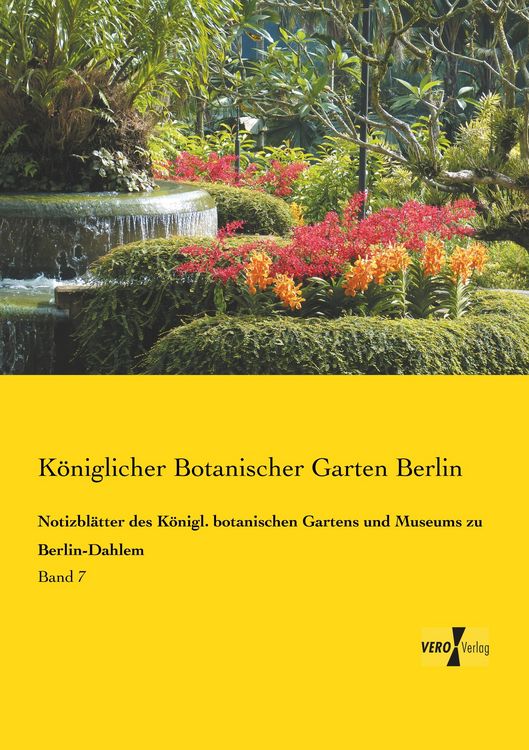 Produktbild: Notizbl&auml;tter des K&ouml;nigl. botanischen Gartens und Museums zu Berlin-Dahlem
