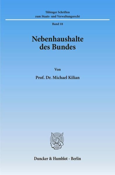 Produktbild: Nebenhaushalte des Bundes.