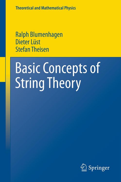 Produktbild: Basic Concepts of String Theory