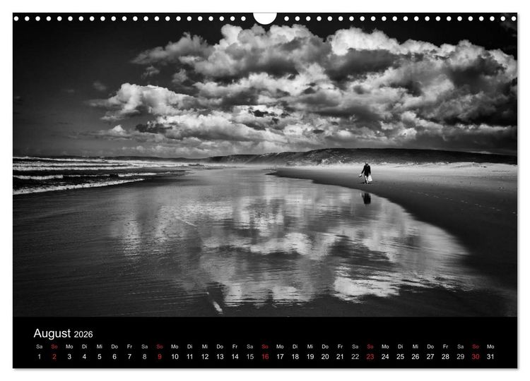 Produktbild: Das Licht in Schwarz und Wei&szlig; (Wandkalender 2026 DIN A3 quer), CALVENDO Monatskalender