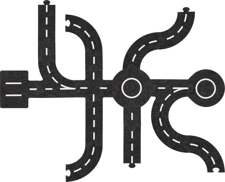 Produktbild: Spielstra&szlig;e mit 2 Fahrzeugen