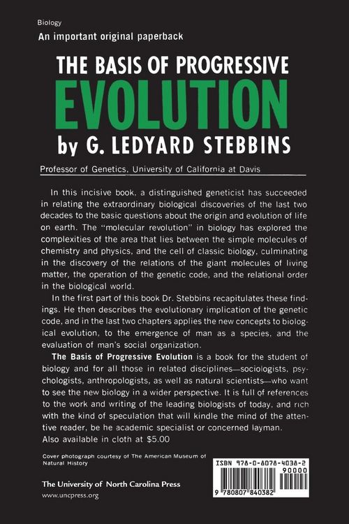 Produktbild: The Basis of Progressive Evolution