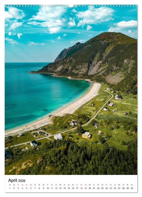 Produktbild: Norwegen - Eine Reise durch das skandinavische Land. (Wandkalender 2026 DIN A2 hoch), CALVENDO Monatskalender
