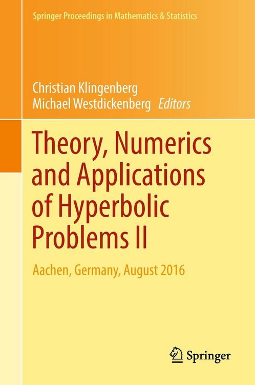 Produktbild: Theory, Numerics and Applications of Hyperbolic Problems II