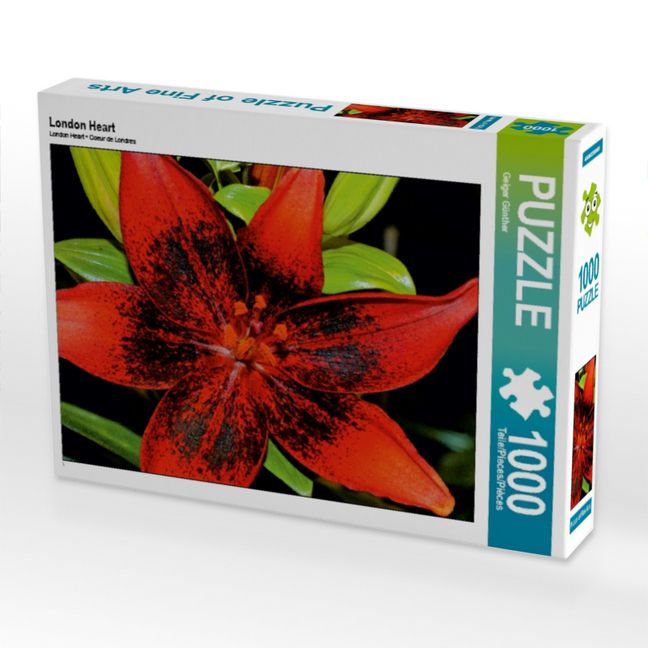 Produktbild: CALVENDO Puzzle London Heart | 1000 Teile Lege-Gr&ouml;&szlig;e 64x48cm Foto-Puzzle f&uuml;r gl&uuml;ckliche Stunden