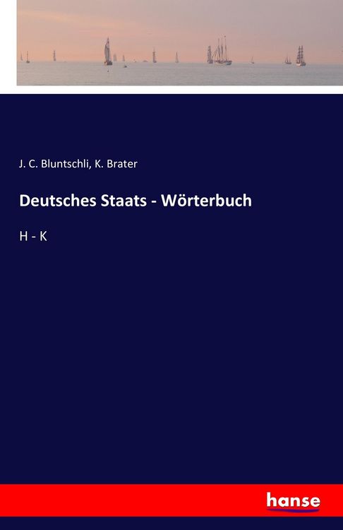 Produktbild: Deutsches Staats - W&ouml;rterbuch