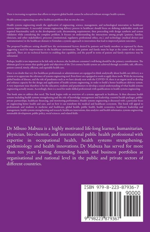 Produktbild: Health Systems Engineering