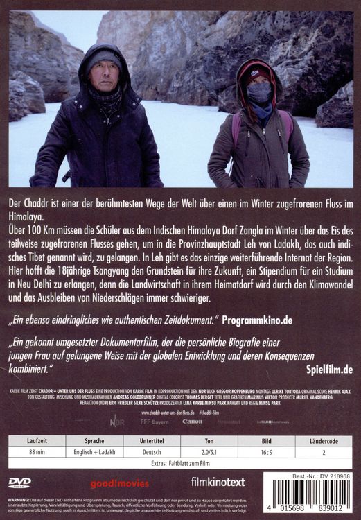Produktbild: CHADDR - Unter uns der Fluss (OmU)