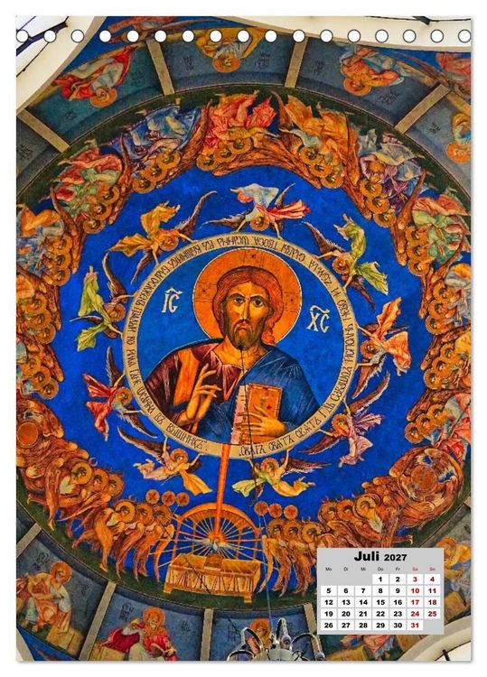 Produktbild: Orthodoxe Kirchen in Nordmazedonien (Tischkalender 2027 DIN A5 hoch), CALVENDO Monatskalender