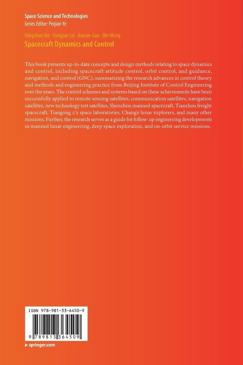 Produktbild: Spacecraft Dynamics and Control
