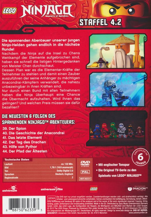 Produktbild: LEGO Ninjago - Staffel 4.2