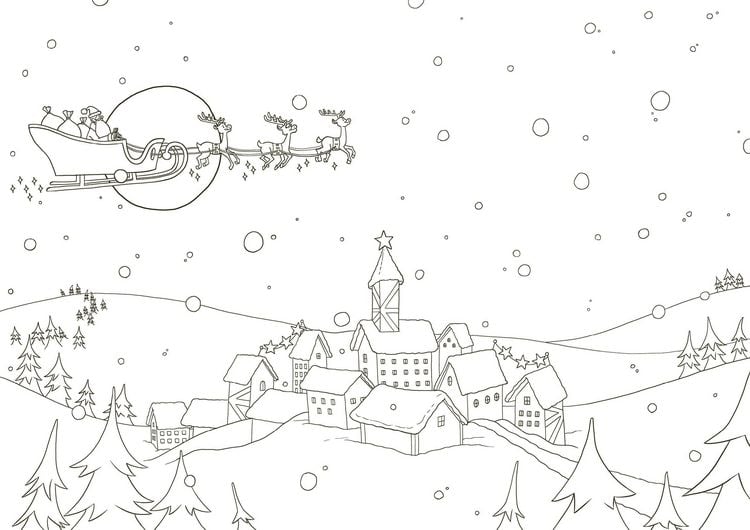 Produktbild: Weihnachtsmann & Co. KG &ndash; Mein Malbuch
