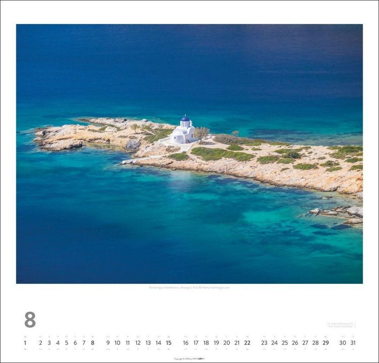 Produktbild: Griechische Inseln Kalender 2027 - Im Land der G&ouml;tter