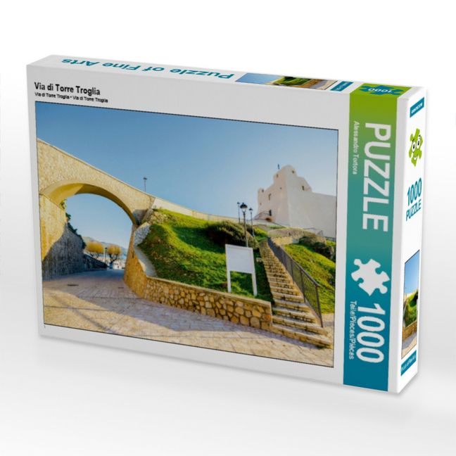 Produktbild: CALVENDO Puzzle Via di Torre Troglia | 1000 Teile Lege-Gr&ouml;&szlig;e 64x48cm Foto-Puzzle f&uuml;r gl&uuml;ckliche Stunden