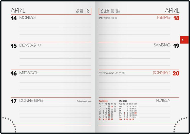 BRUNNEN Zakagenda model 731 (2025), 2 pagina's = 1 BRUNNEN Zakagenda model 731 (2025), 2 pagina's = 1