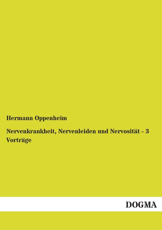 Produktbild: Nervenkrankheit, Nervenleiden und Nervosit&auml;t - 3 Vortr&auml;ge