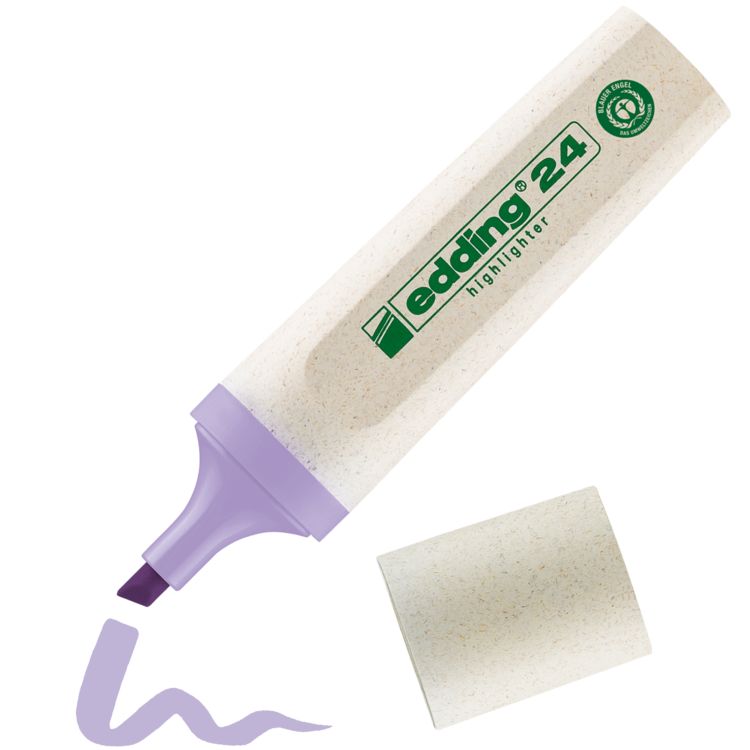 Produktbild: Edding Textmarker e-24 EcoLine pastellviolett