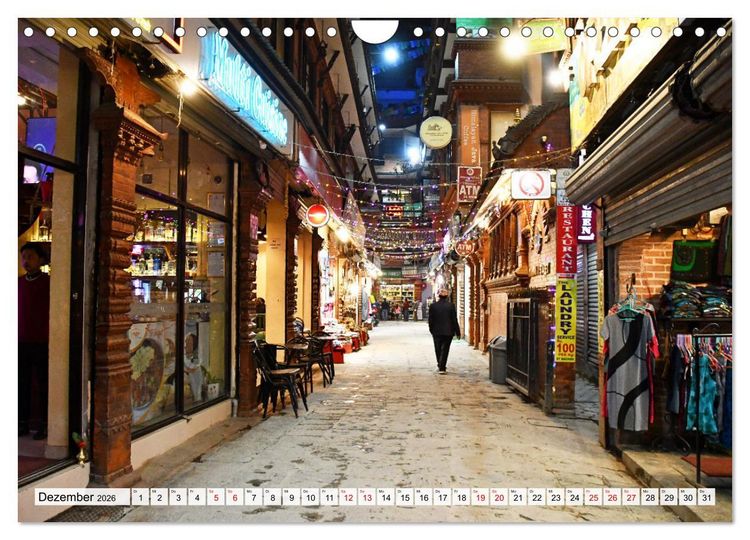 Produktbild: KATHMANDU, Nepals Hauptstadt (Wandkalender 2026 DIN A4 quer), CALVENDO Monatskalender