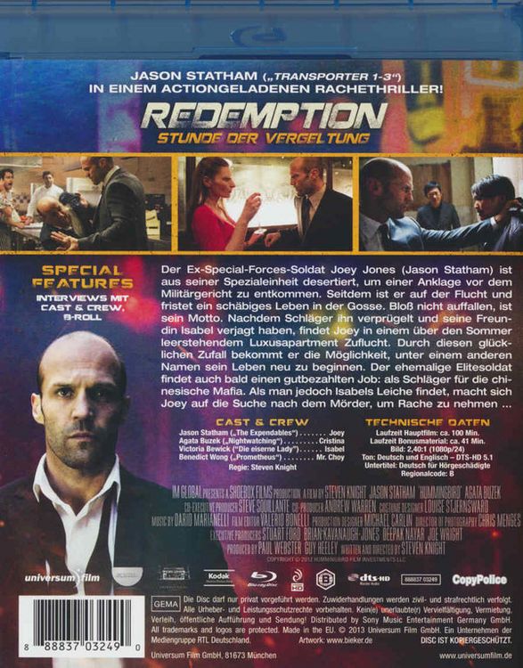 Produktbild: Redemption - Stunde der Vergeltung