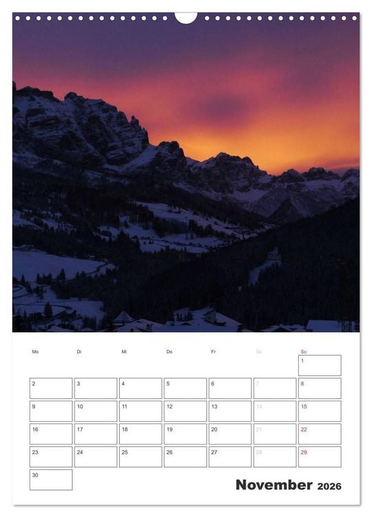 Produktbild: Alta Badia &ndash; Traumlandschaft f&uuml;r Bergsteiger und Wanderer (Wandkalender 2026 DIN A3 hoch), CALVENDO Monatskalender