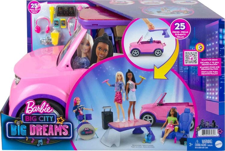 Mattel Barbie Buhne Frei fur groBe Traume SUV Auto inkl. Buhne und Zubehor kaufen Spielwaren Thalia