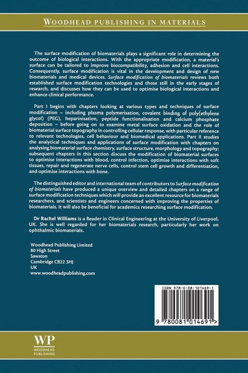 Produktbild: Surface Modification of Biomaterials