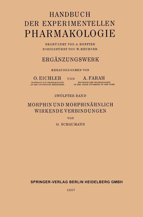 Produktbild: Morphin und Morphin&auml;hnlich Wirkende Verbindungen