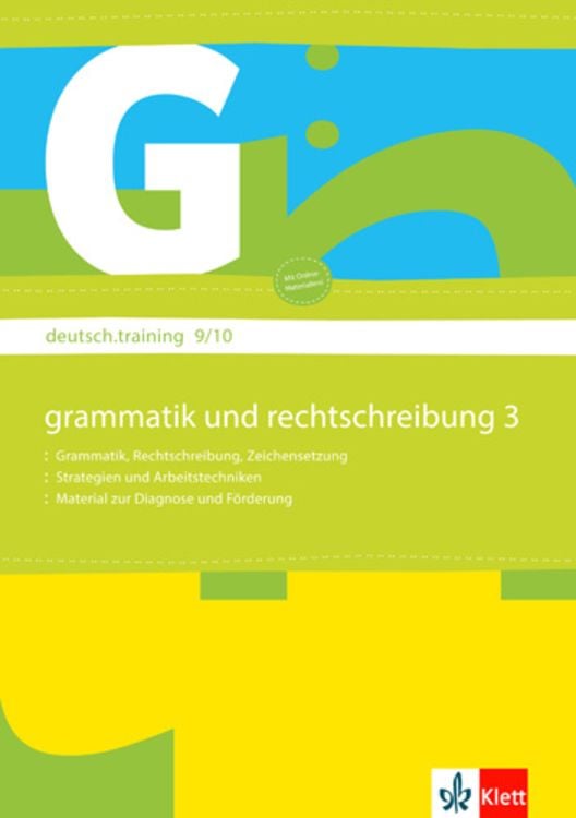 Produktbild: Deutsch.training / Arbeitsheft Grammatik und Rechtschreibung 9./10. Klasse
