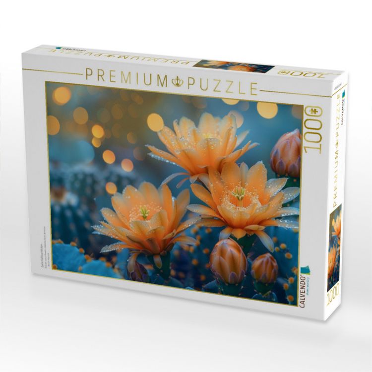 Produktbild: CALVENDO Puzzle Zarte Kakteenbl&uuml;ten | 1000 Teile Lege-Gr&ouml;&szlig;e 64x48cm Foto-Puzzle f&uuml;r gl&uuml;ckliche Stunden