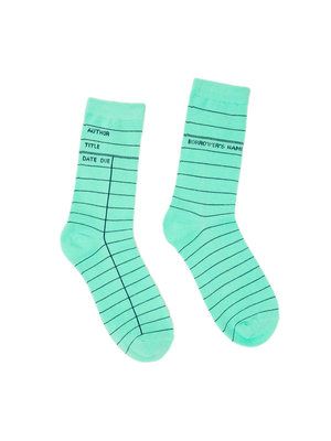 Produktbild: Library Card (Mint Green) Socks - Small